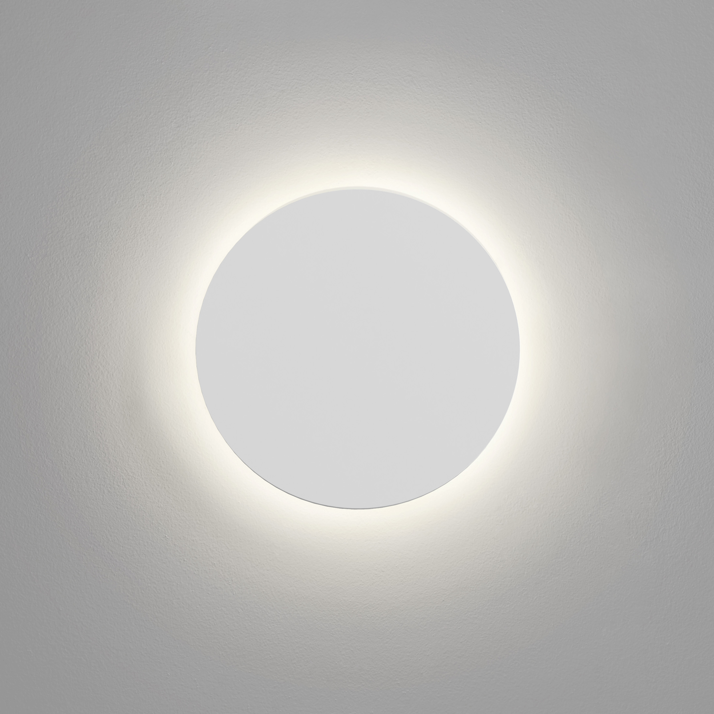 Eclipse Round 250 LED wandlamp 2700K gips