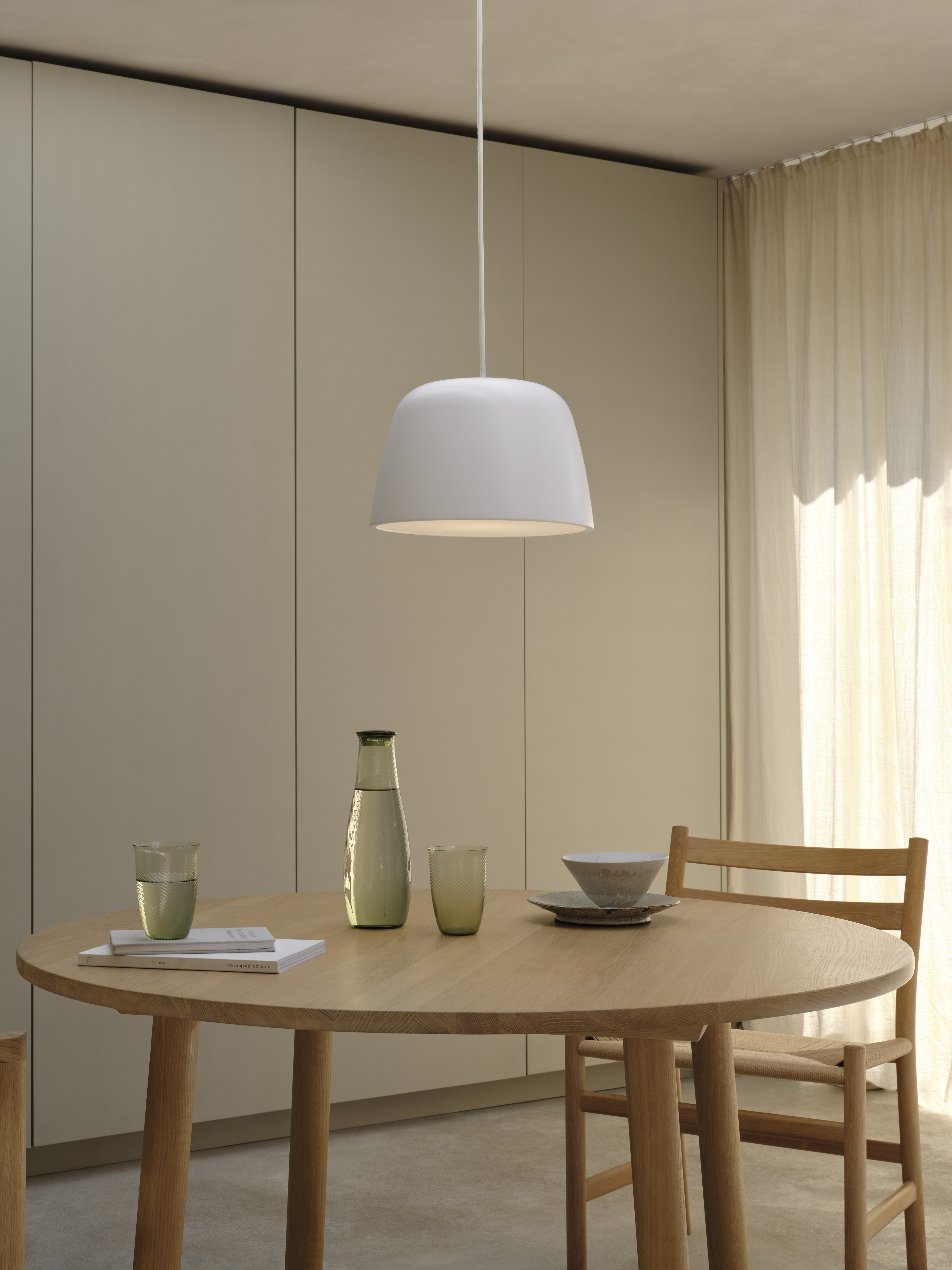 Taiko Pendant HL excl. E27 mat wit