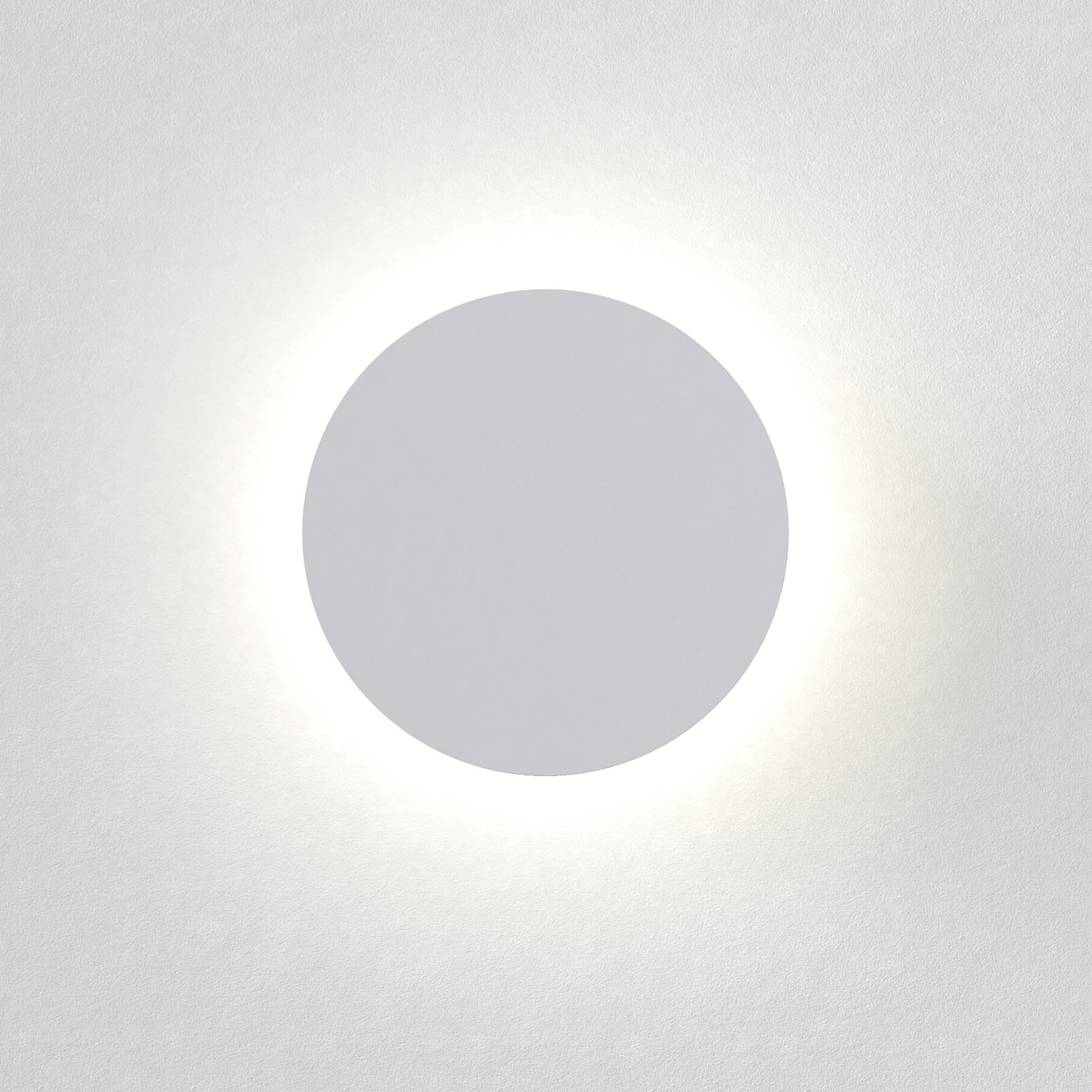 Eclipse Round 250 LED wandlamp 2700K gips