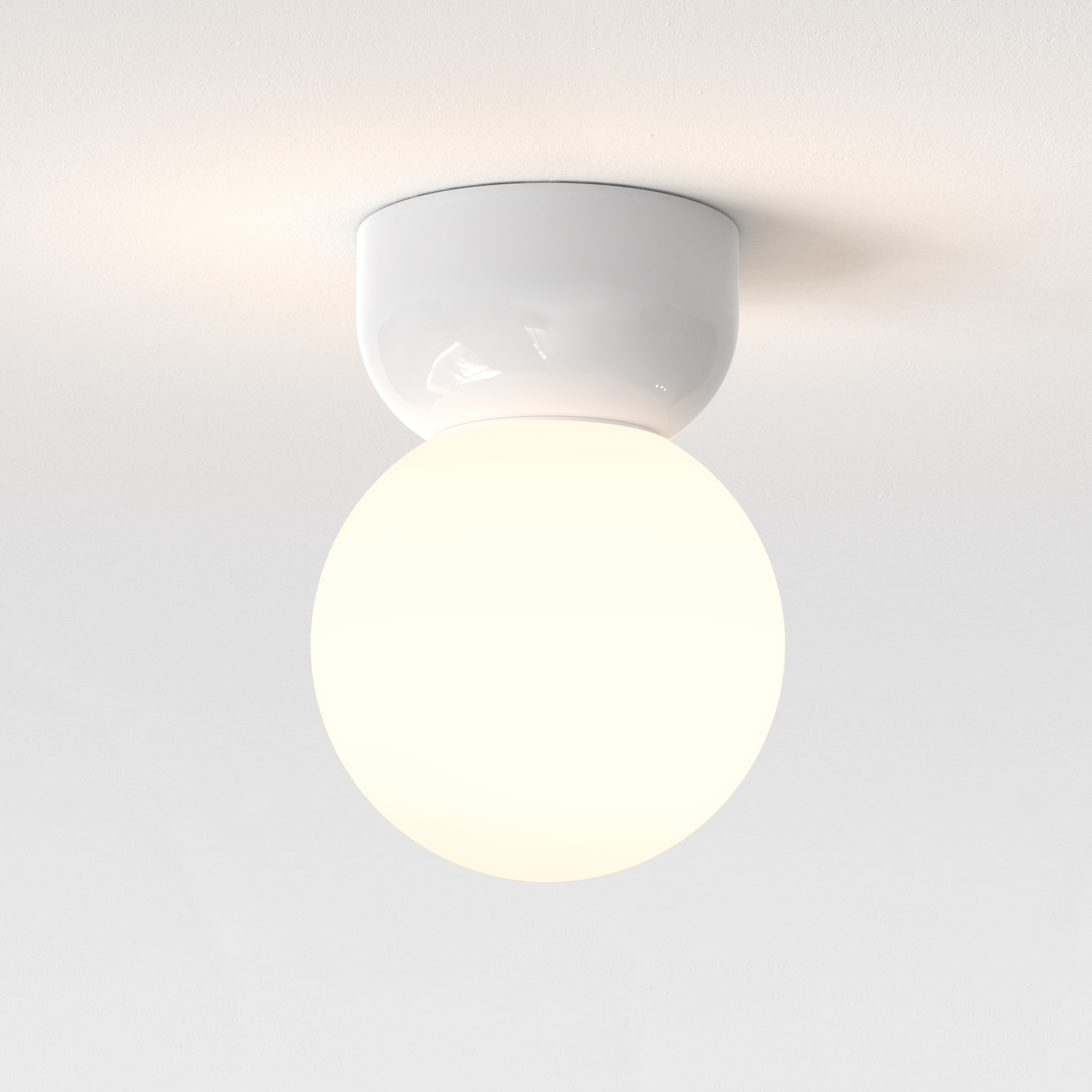 Lyra Ceiling 140 PL excl. G9 glossy white