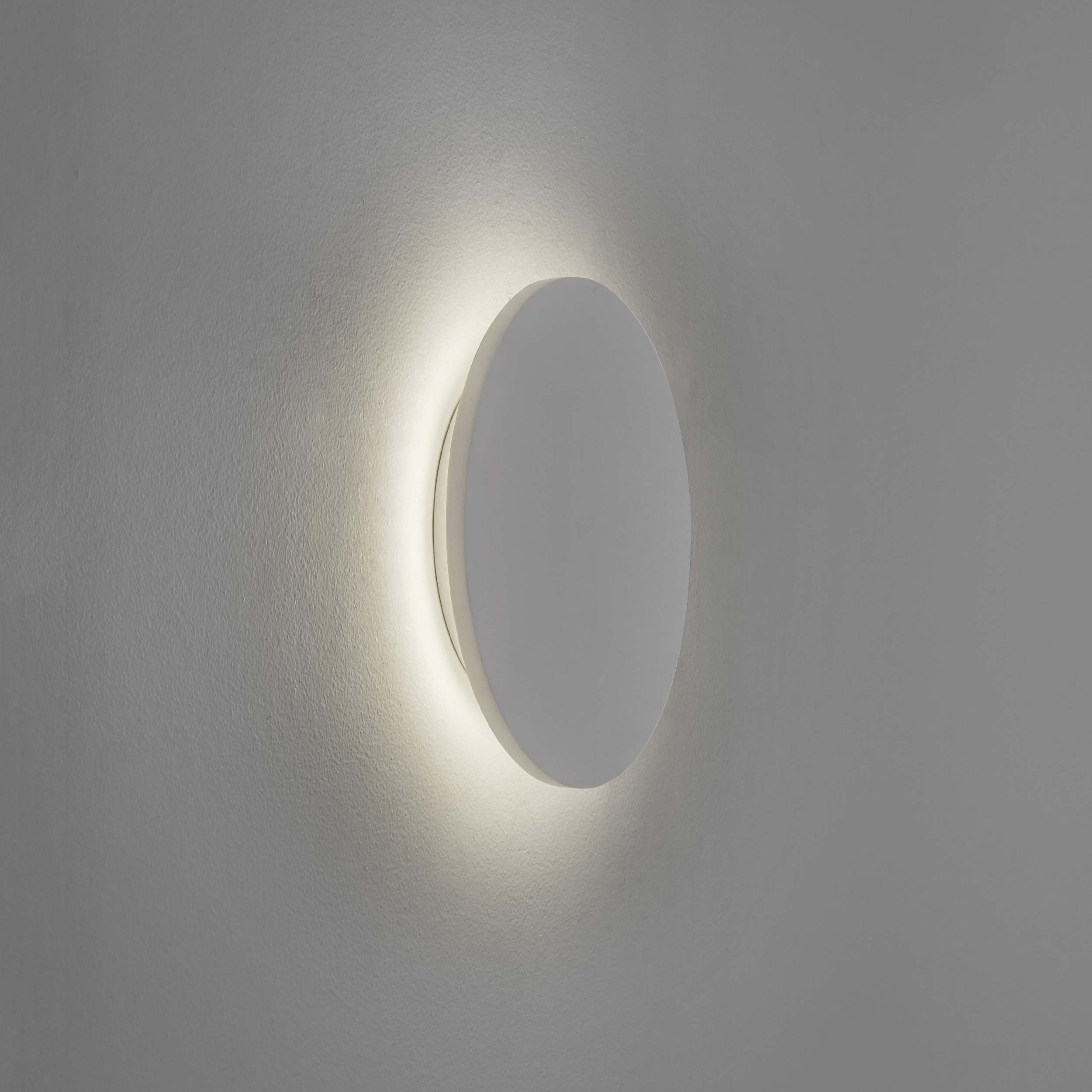 Eclipse Round 250 LED wandlamp 2700K gips