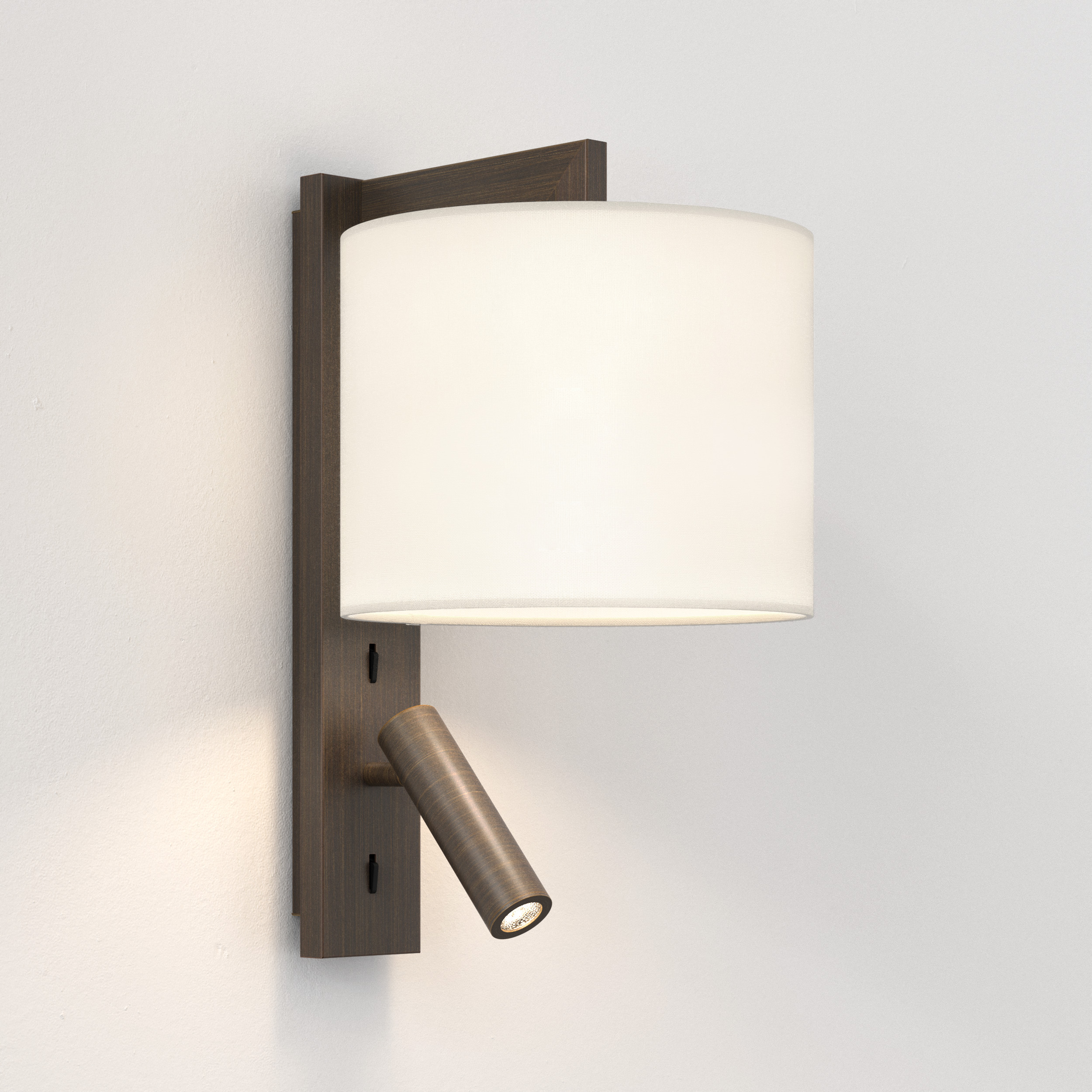 Ravello Reader WL 2700K excl. E27 brons