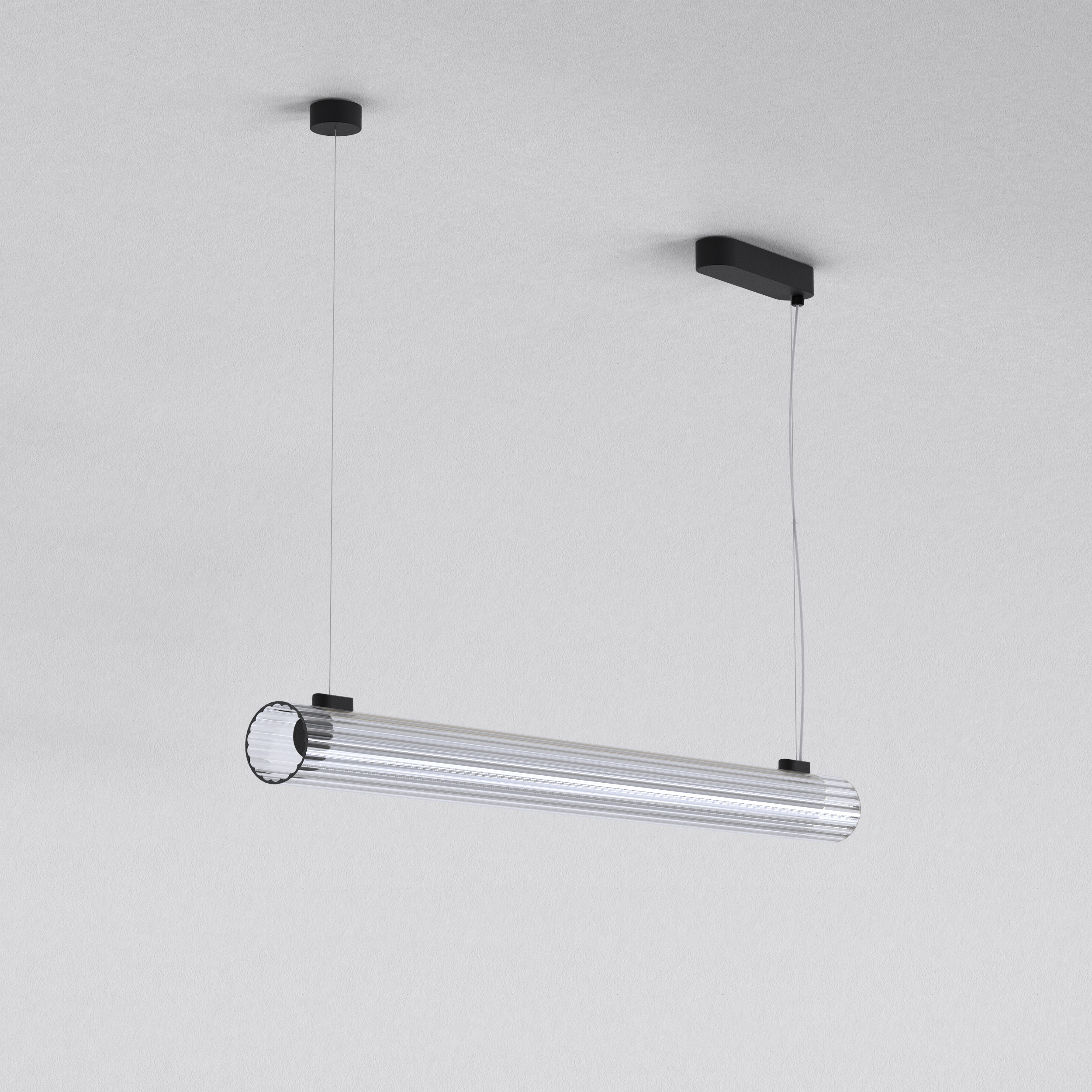 io Pendant 1000 LED HL 3000K mat zwart