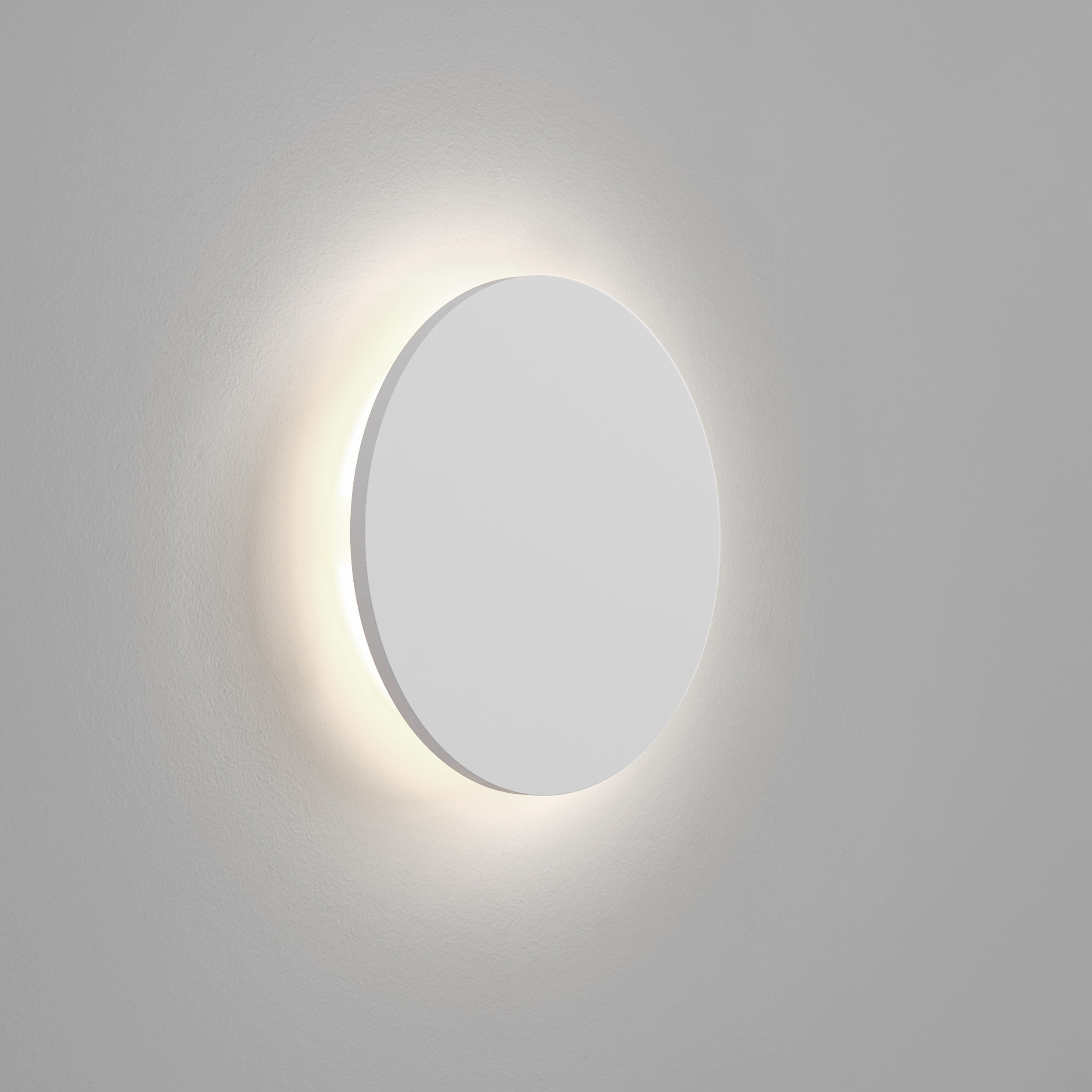 Eclipse Round 250 LED wandlamp 2700K gips