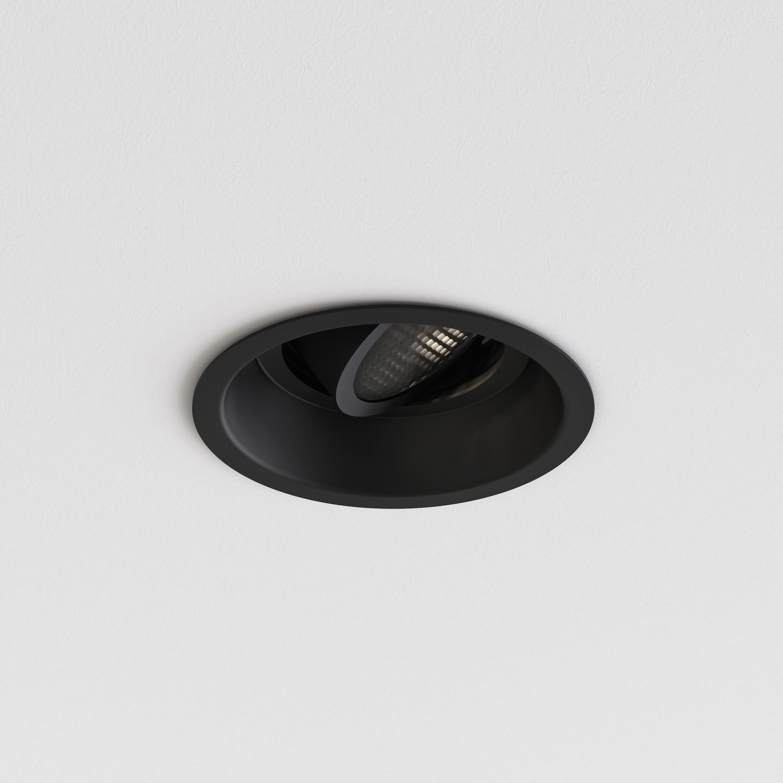Minima Slimline Round Adjustable FR IBS excl. GU10 mat zwart