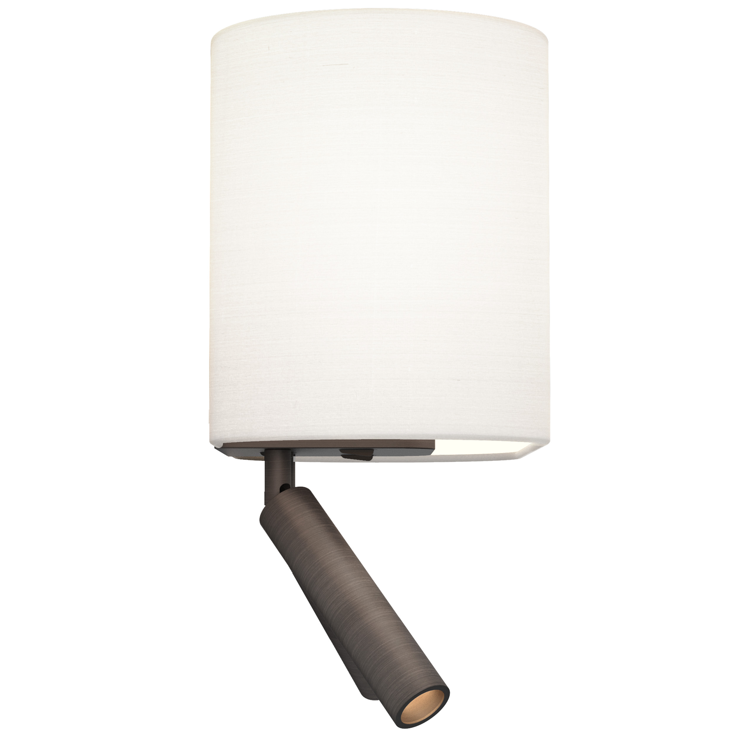 Venn Reader Twin WL 2700K excl. E27 brons