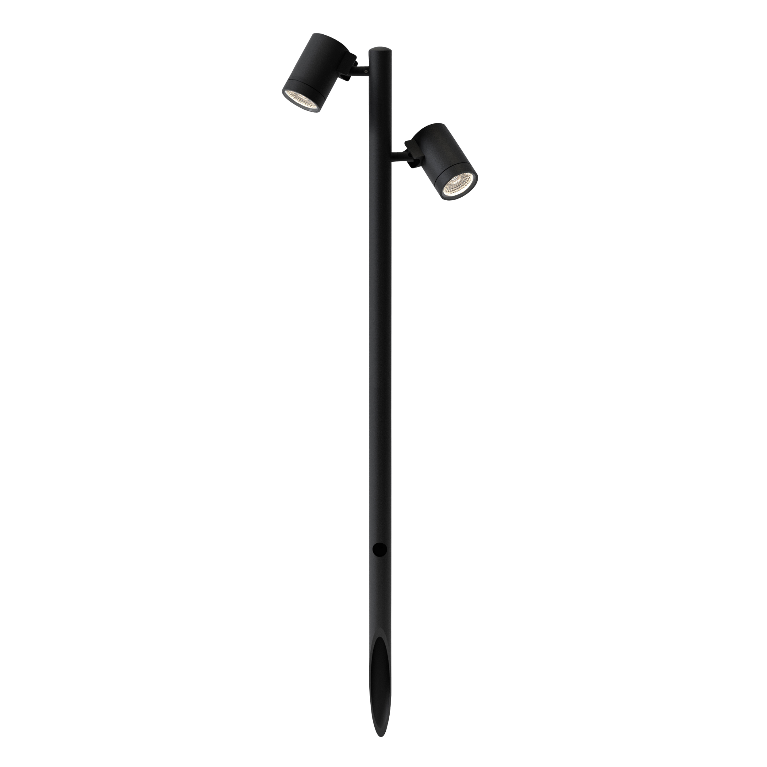 Bayville Spike Spot 900 VL Twin LED 3000K structuur zwart