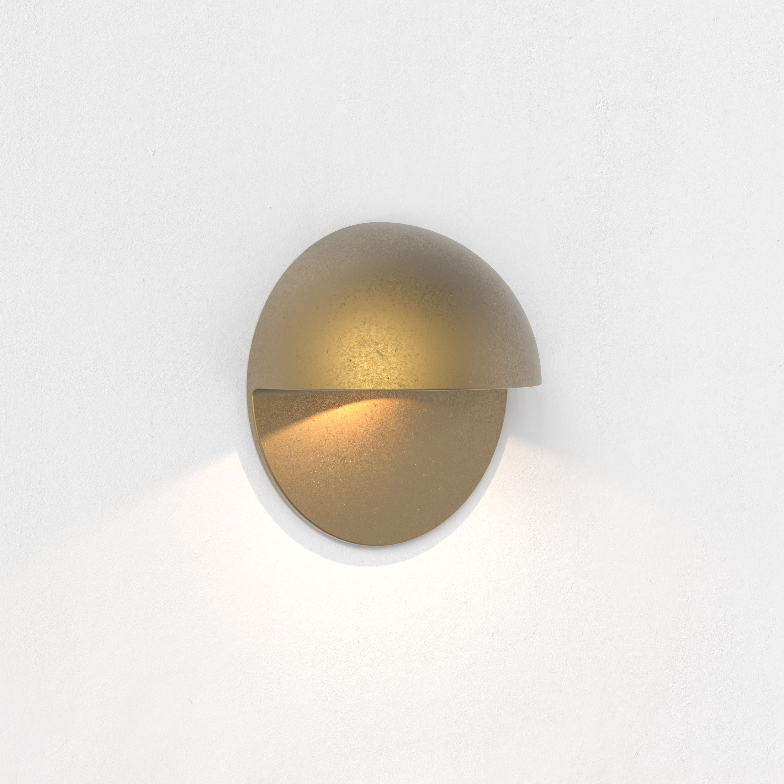 Tivola LED BIWL 3000K antiek messing