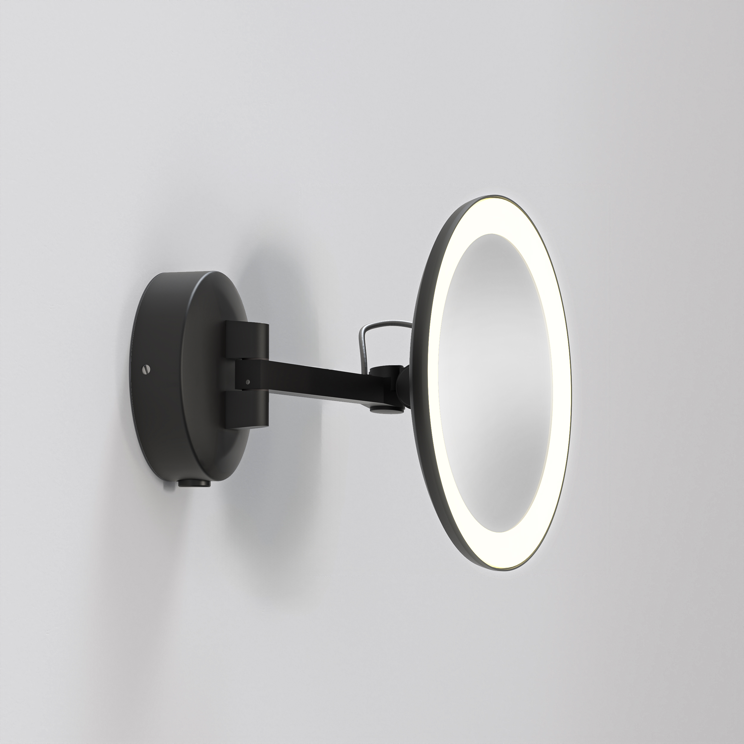 Mascali Round LED CS 2700K mat zwart