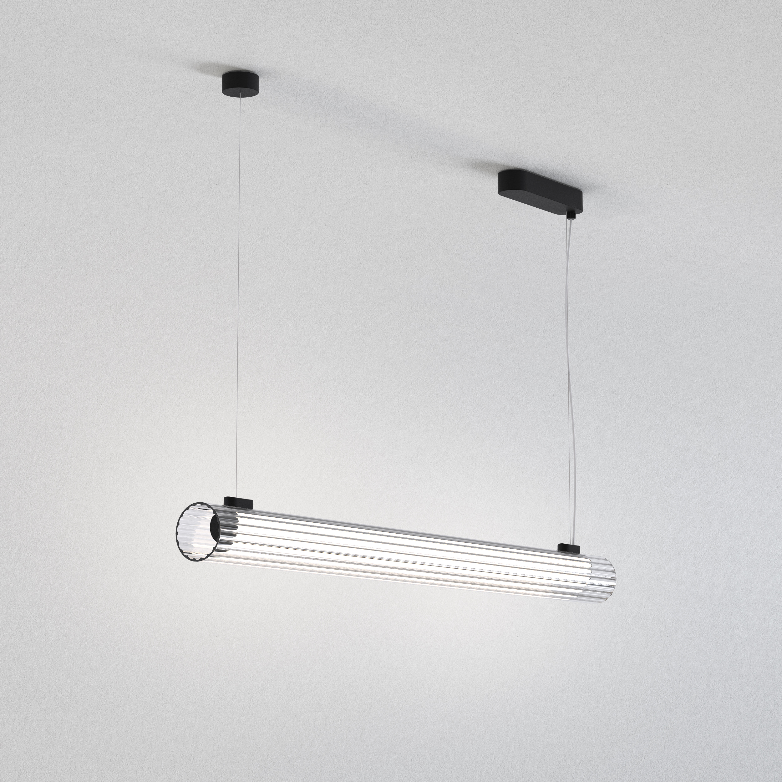 io Pendant 1000 LED HL 3000K mat zwart