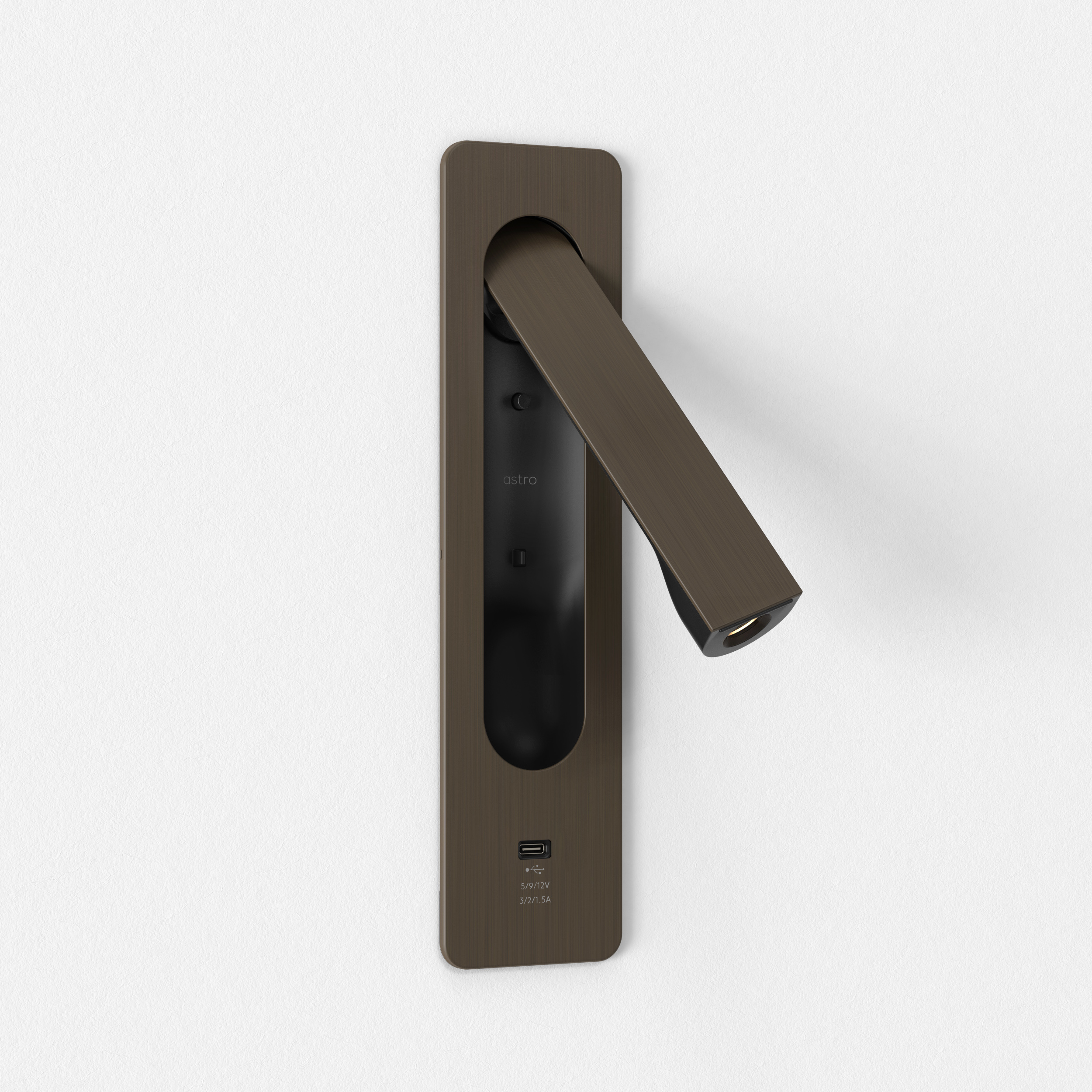 Keta USB-C LED WL 2700K brons