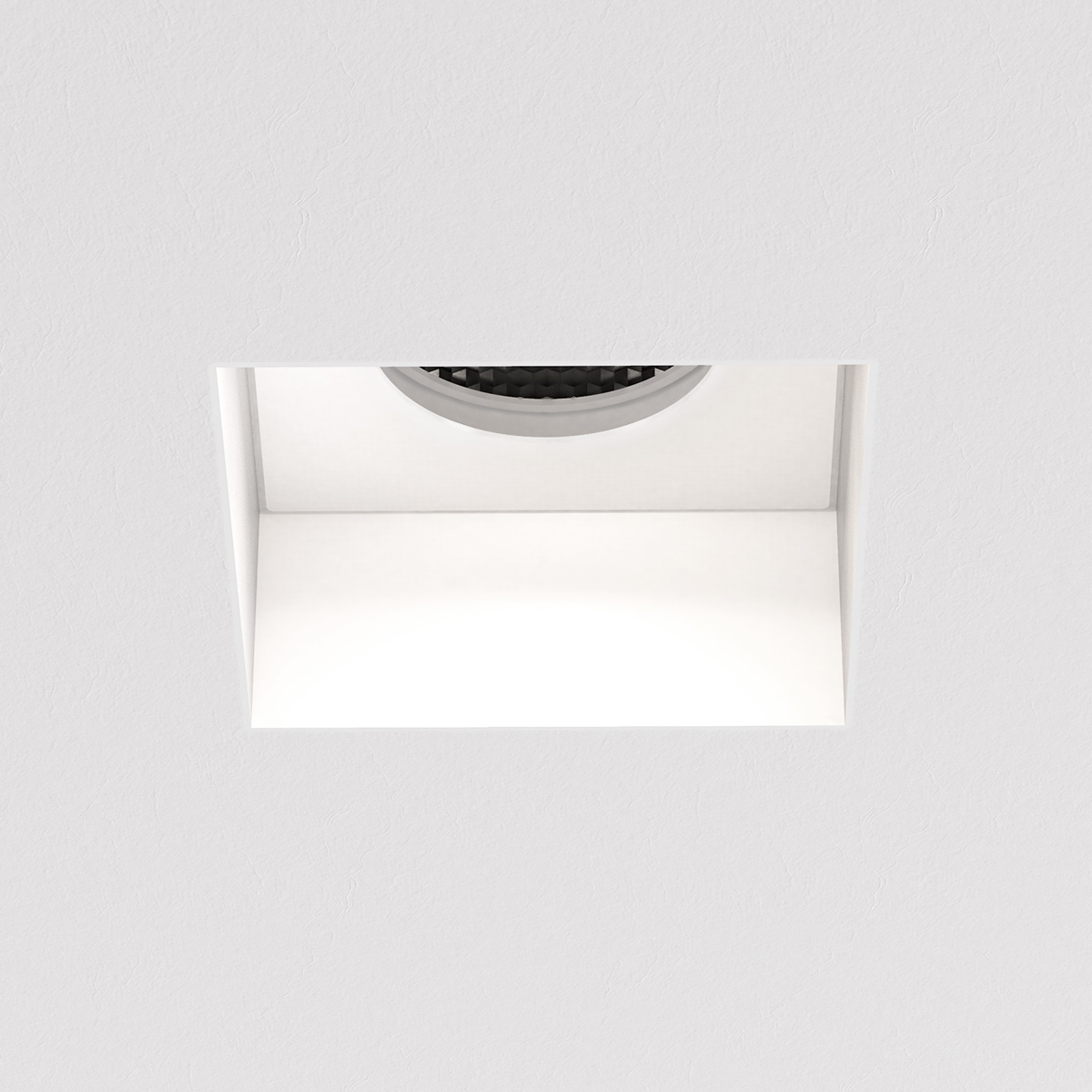Trimless Square Fixed IBS excl. GU10 mat wit