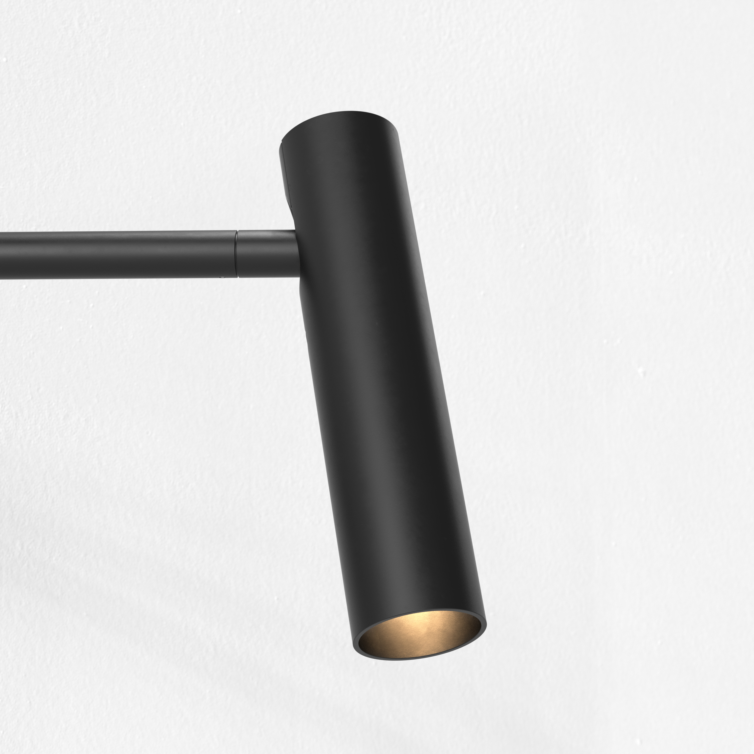 Leda Round Shade mat zwart