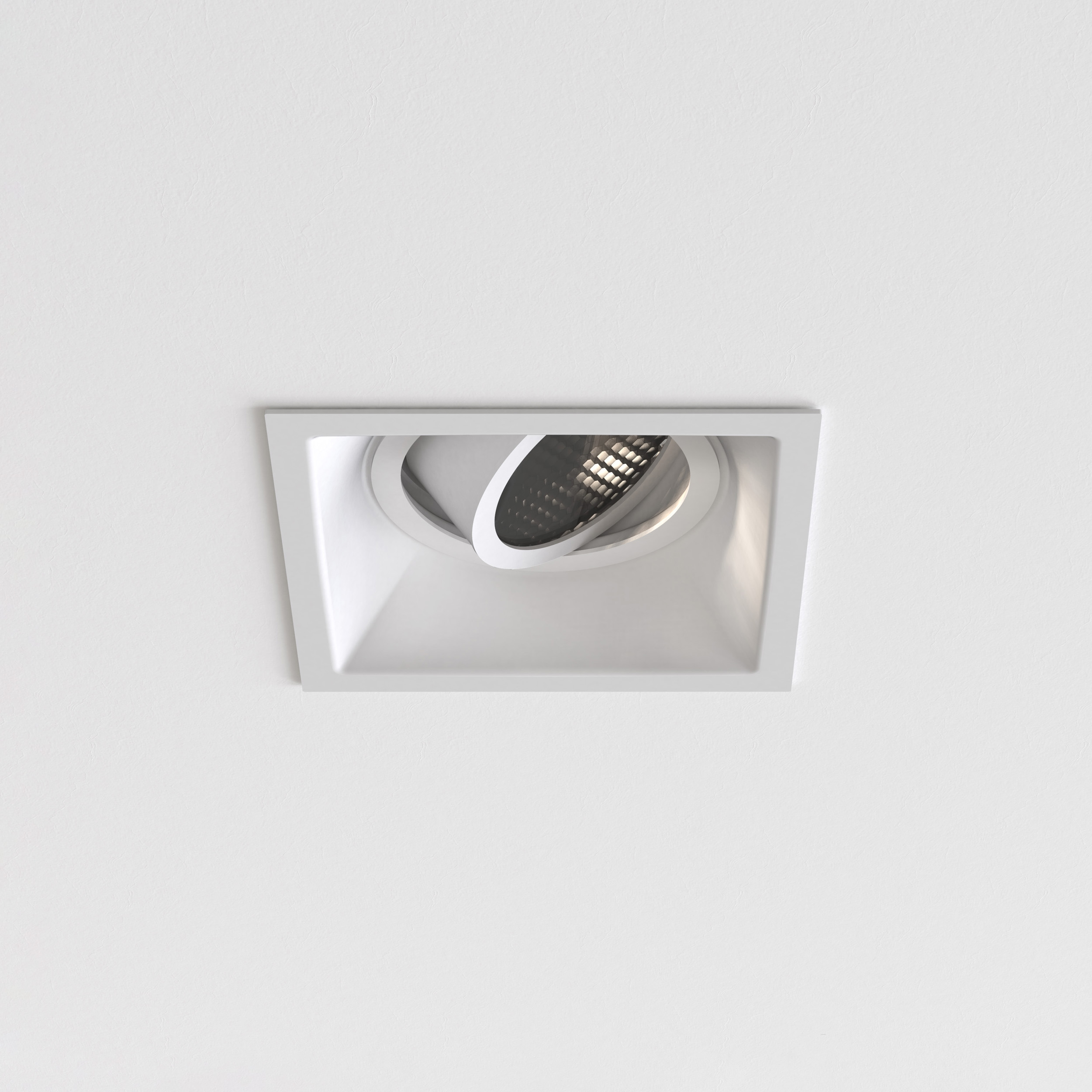 Minima Slimline Square Adjustable FR IBS excl. GU10 mat wit