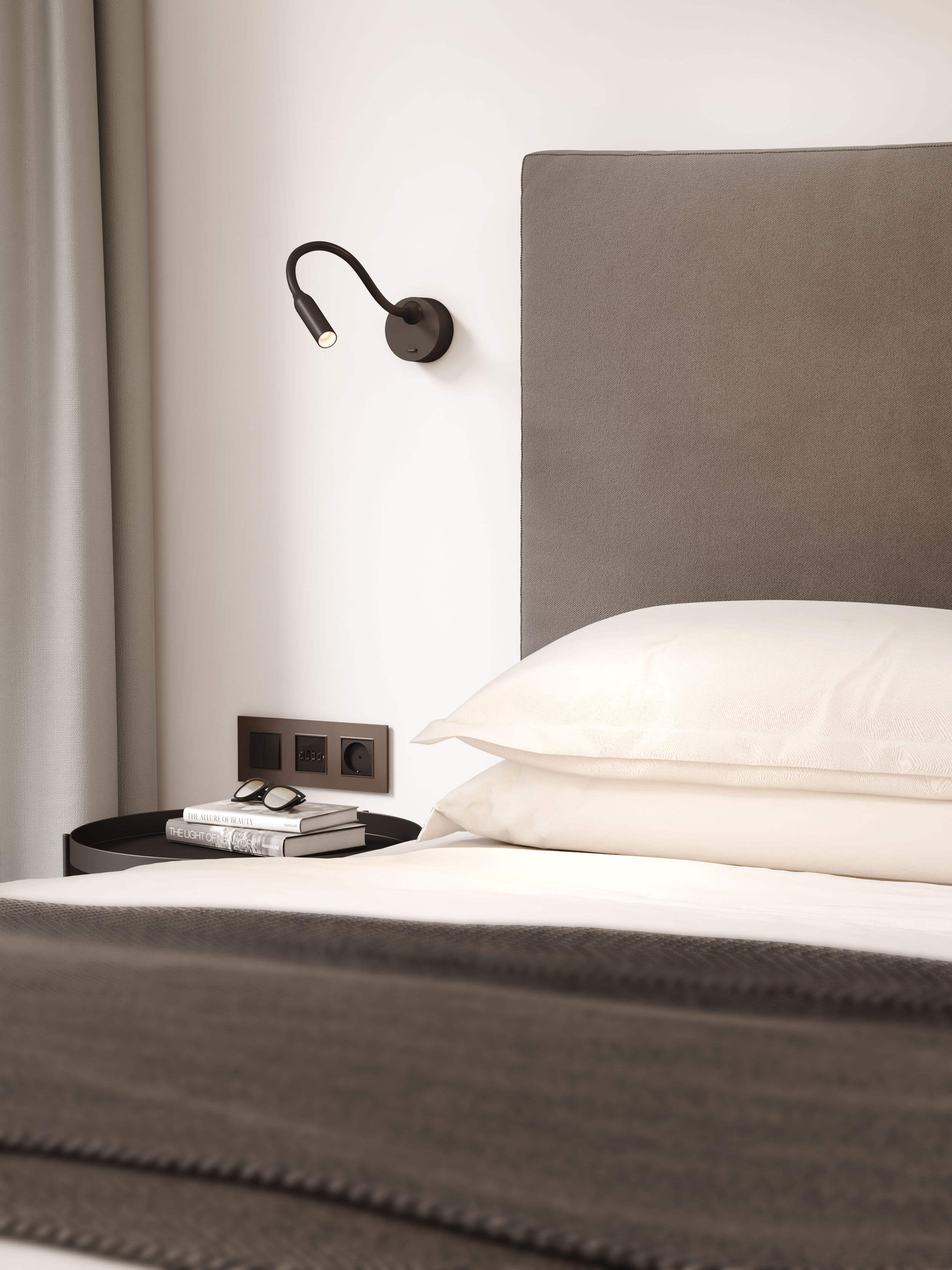 Lucca Surface LED WL 2700K mat zwart