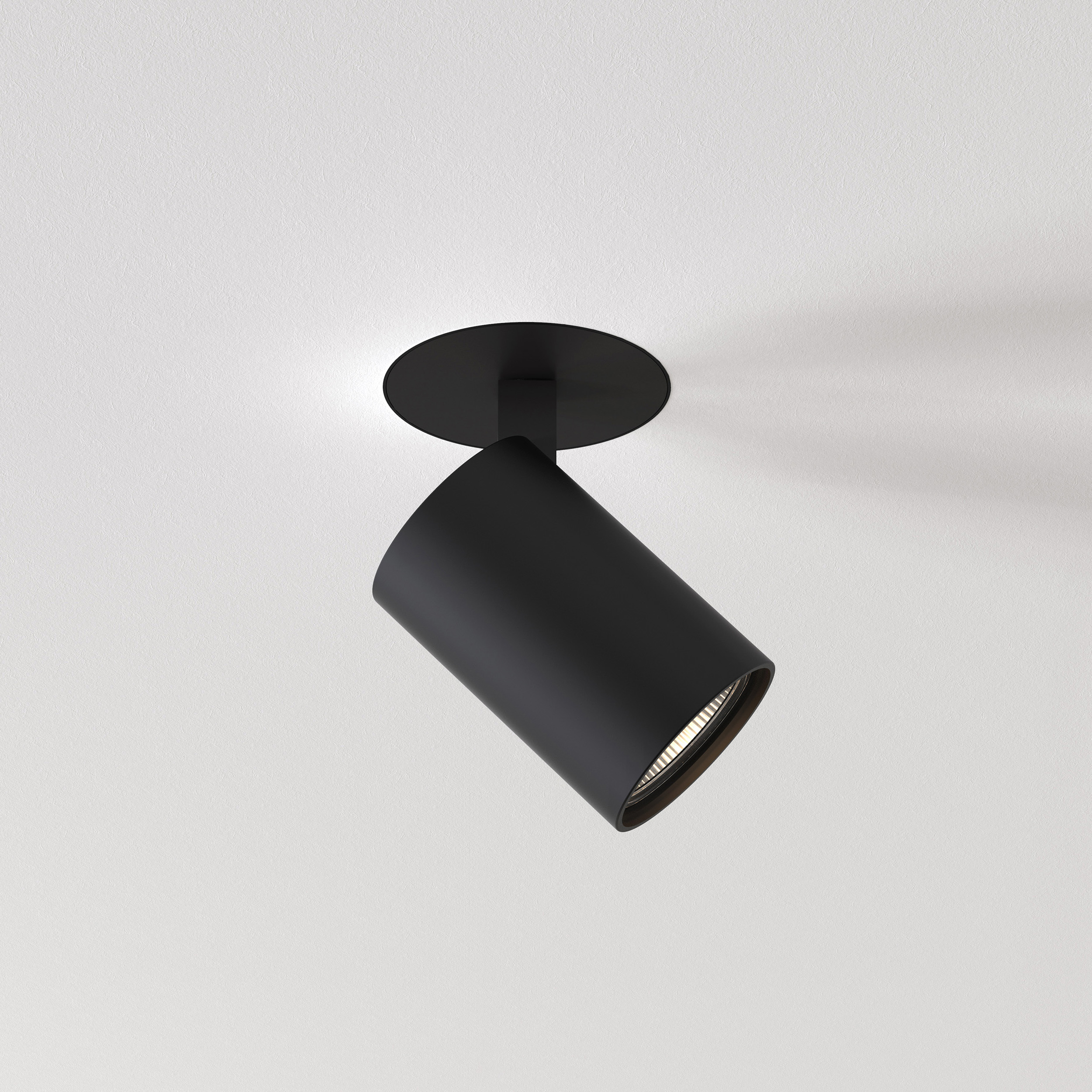 Ascoli Flush FR IBS excl. GU10 mat zwart