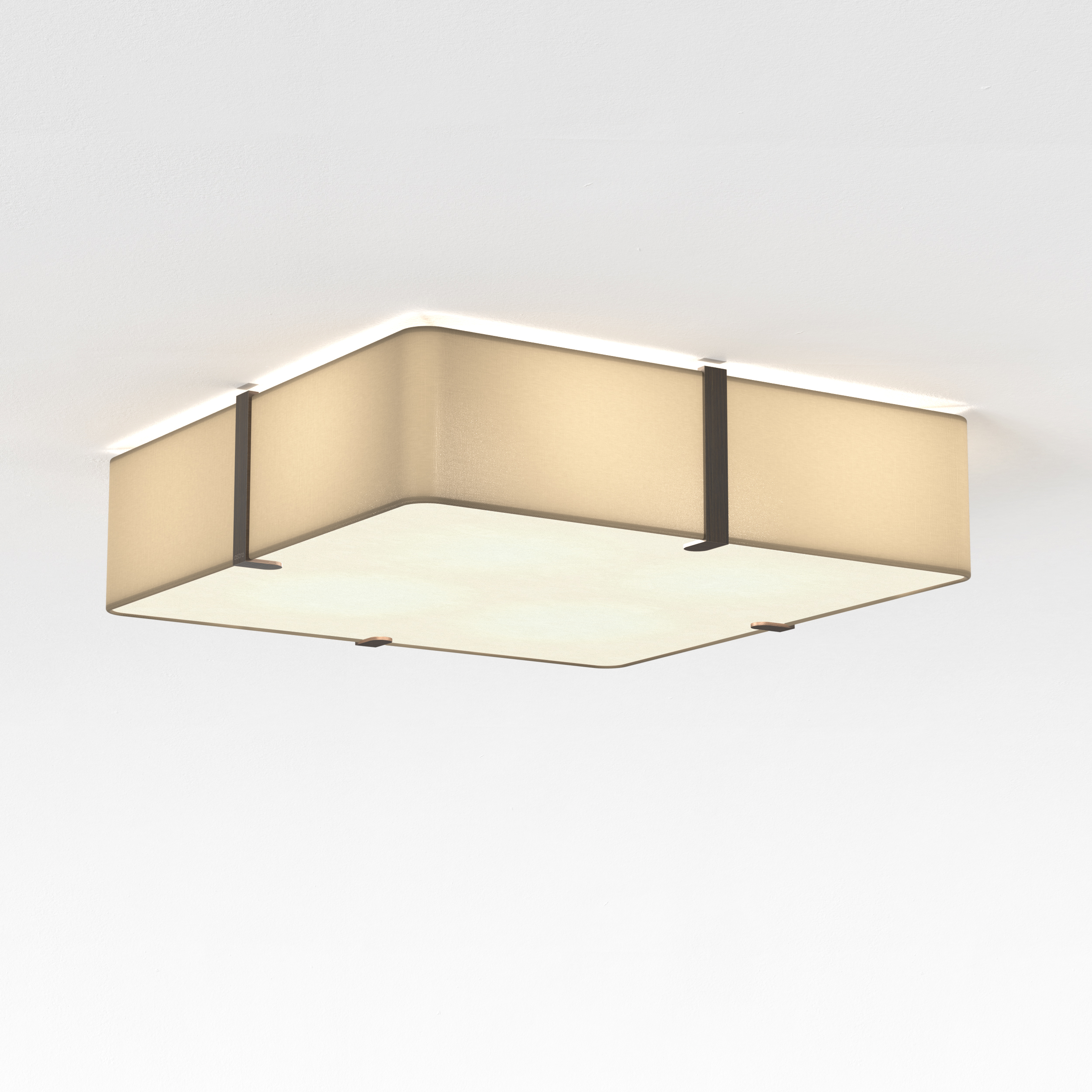 Ceiling Base 460 PL excl. 4x E27 mat wit