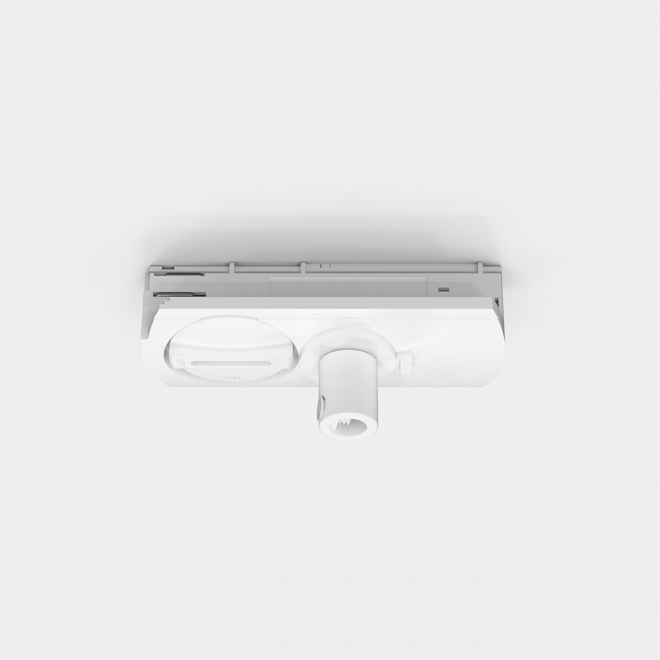 1-fase rail Track Pendant Connector mat wit
