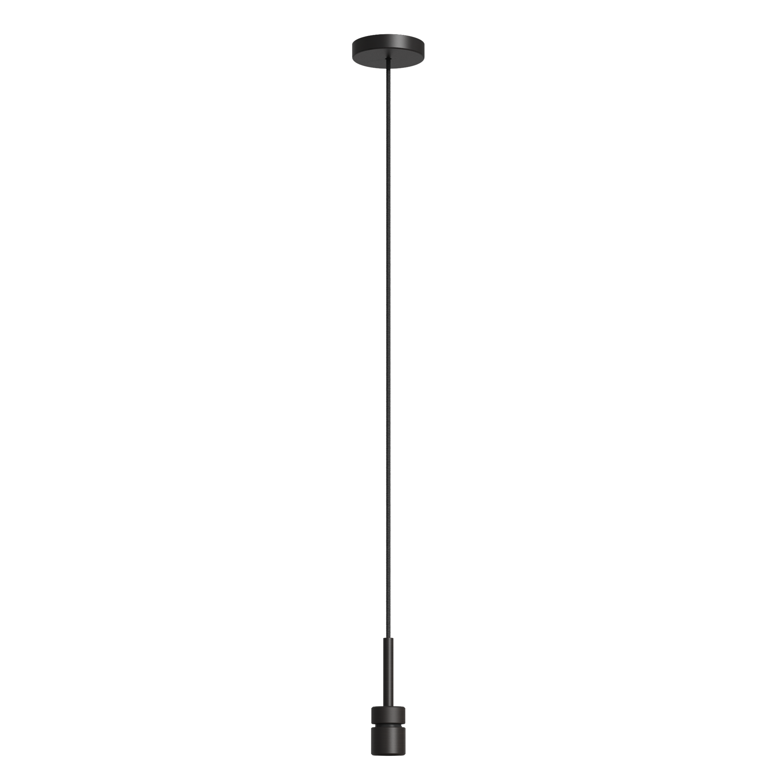 Pendant Suspension Kit 4 HL excl. E27 mat zwart