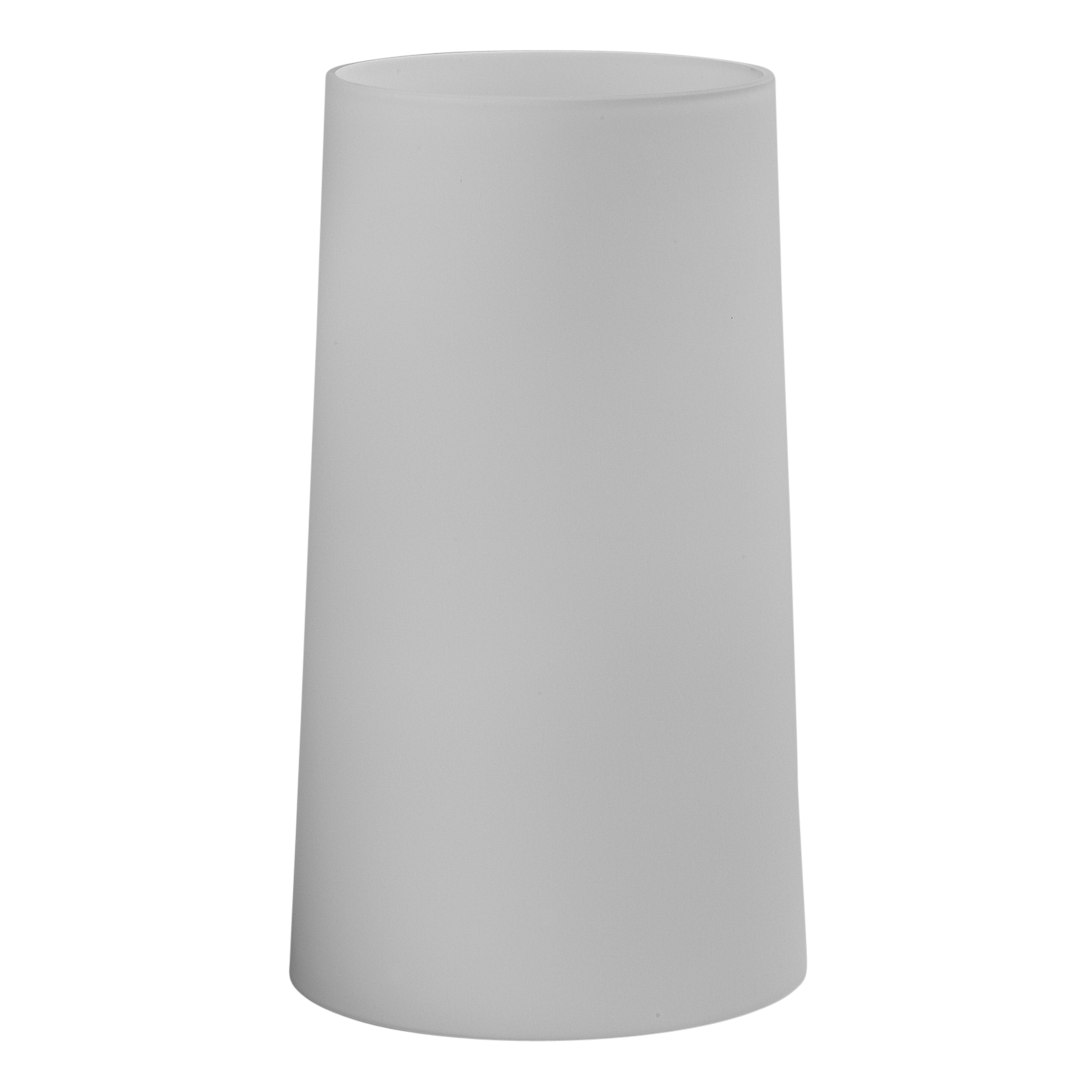 Kap Cone 245 WL mat wit  glas (geen stof)