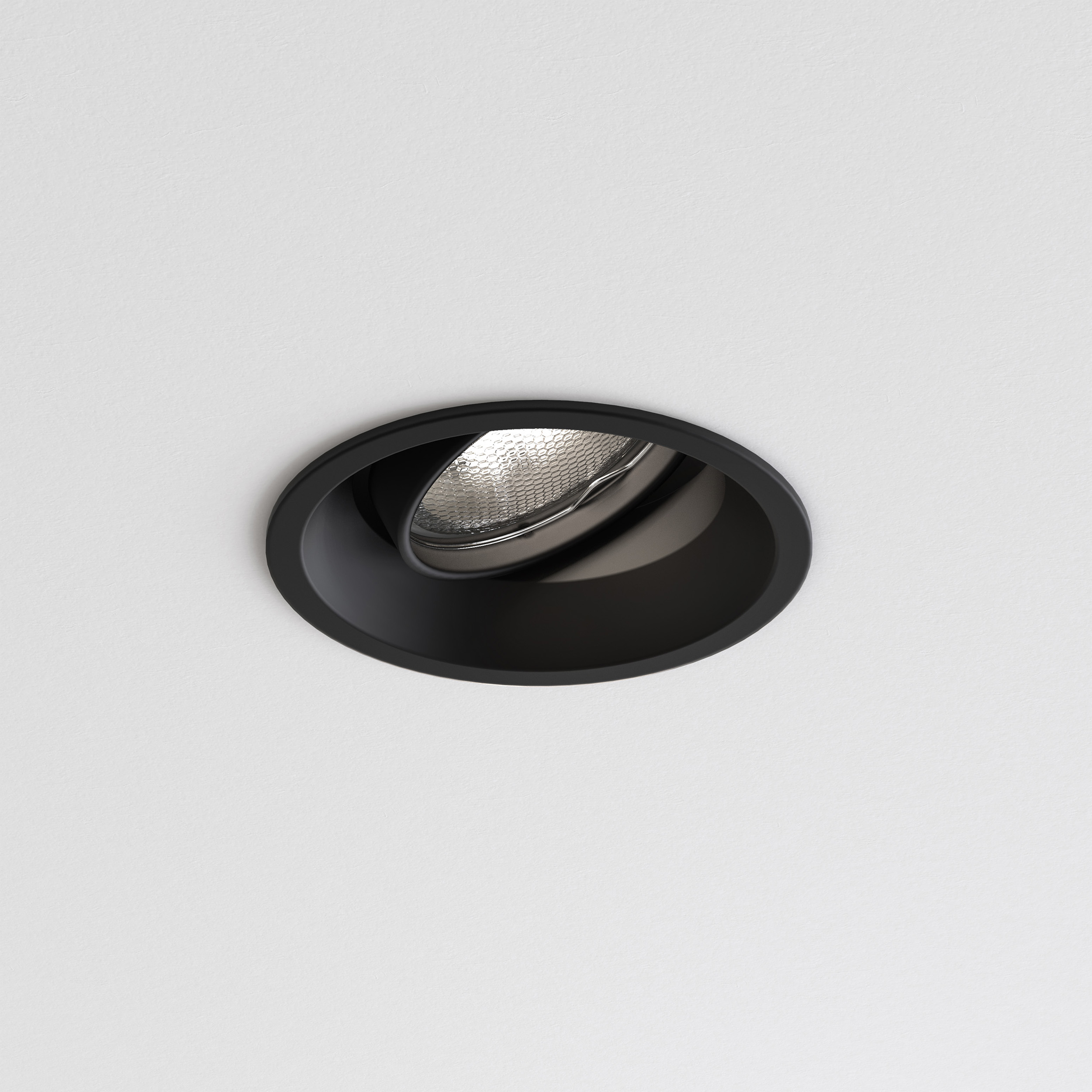 Minima Round adj. IBS excl. GU10 mat zwart